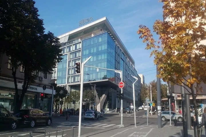 The building of Hilton Belgrade