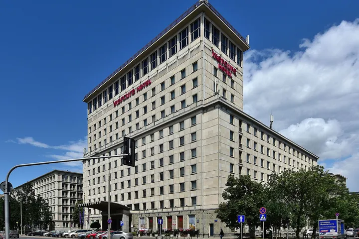 The building of Mercure Warszawa Grand